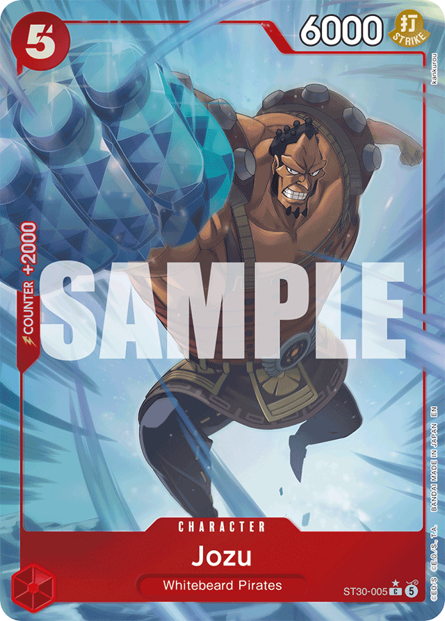 Jozu ST30-005 Full Art card, Luffy & Ace